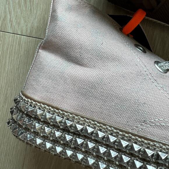 Nan-ku x Free People Cruise Studded Hi-Top Sneakers 37 US 7 Mellow Mauve NEW - Picture 4 of 12